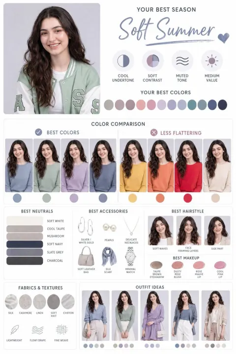 Personal Color Analysis Chart Guide