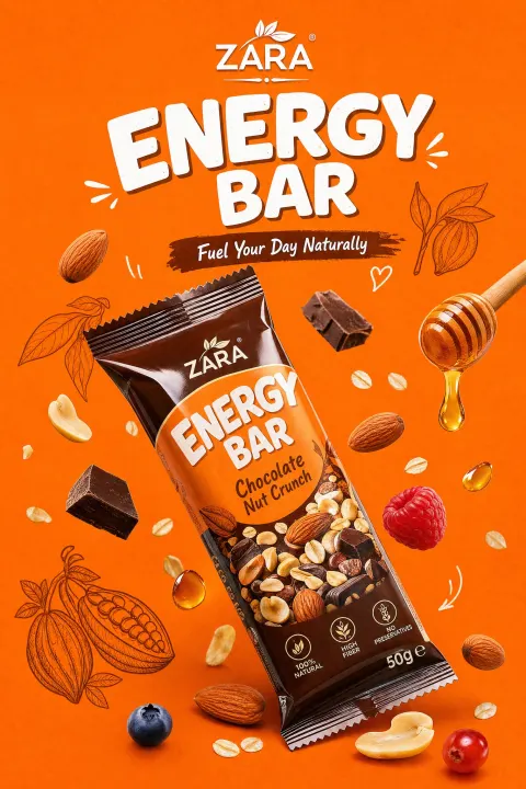 Vibrant FMCG Snack Poster