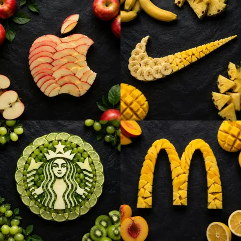 Luxury Fruit Brand Logos