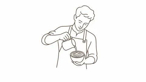 Minimalist Single-Line Vector Icons