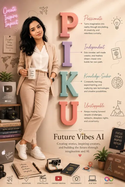 PIKU Creator Personality Poster