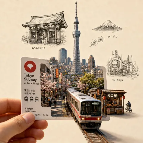 Miniature City in a Ticket
