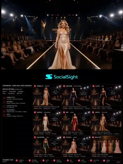 Fashion Pageant Storyboard