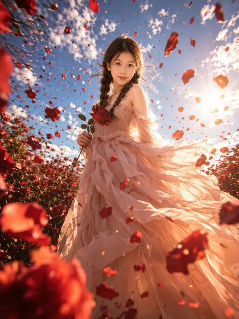 Cinematic Rose Estate Portrait