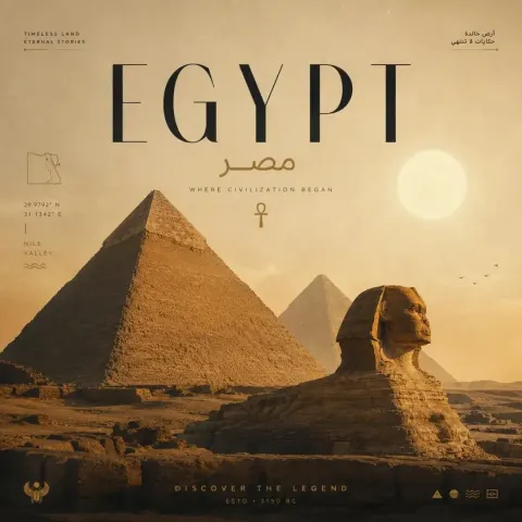 Vintage Travel Poster Collage