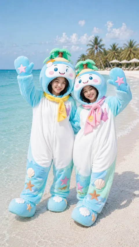 Whimsical Mascot Pajama Design