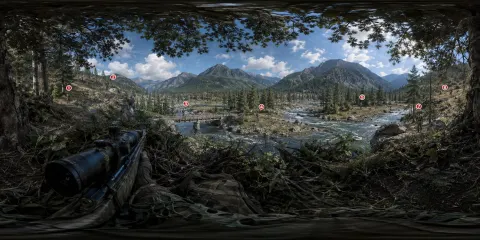 Sniper Forest 360 Panorama