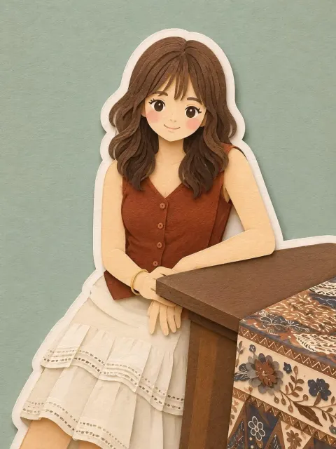Paper-Cut Cute Character Art