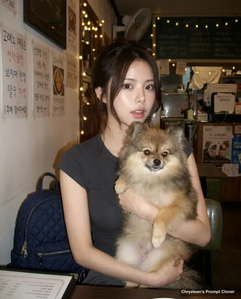 Retro K-Cafe Flash Snap