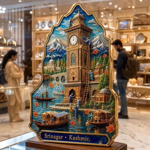 Kashmir Cloisonné Enamel Magnet