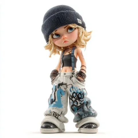 Crystal Blind Box Streetwear Girl