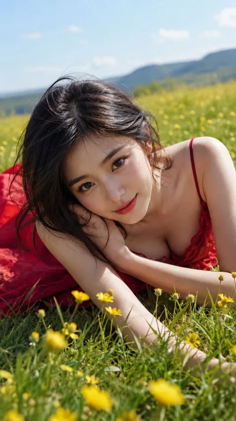 Summer Meadow Portrait Photography