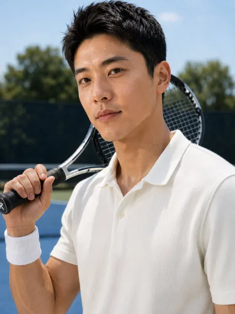 Summer Tennis Youth Portrait Series
