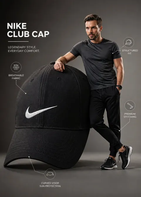 Giant Nike Hat Ad Visual