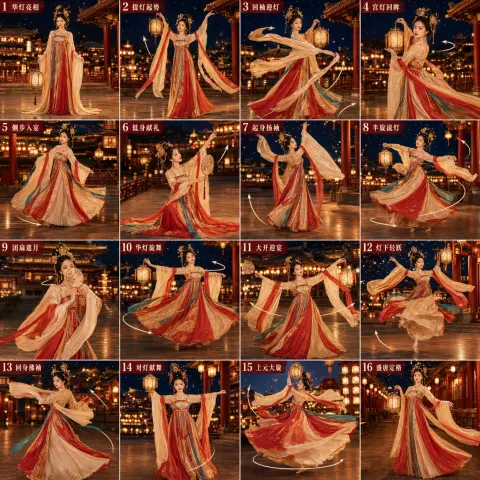Tang Lantern Festival Court Dance Storyboard