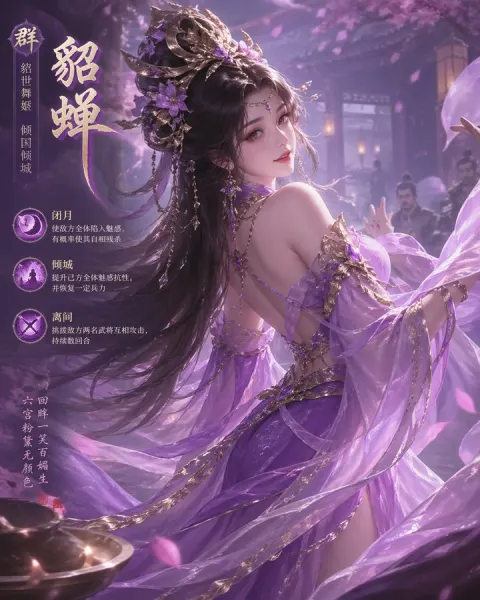 Diao Chan's Captivating Smile