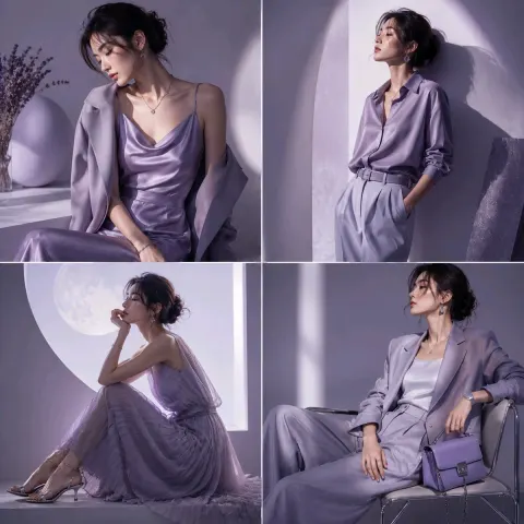 Moonlight Silver Fashion Editorial