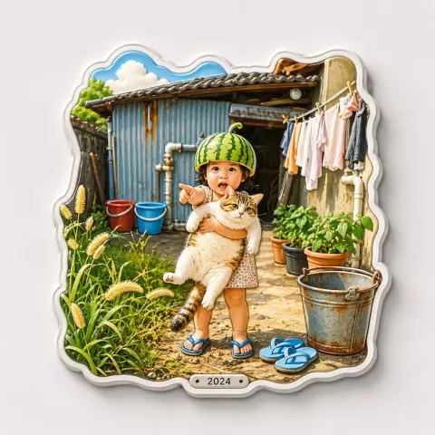 Travel Souvenir Fridge Magnet Design
