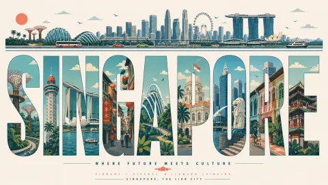 Typographic City Travel Poster Design