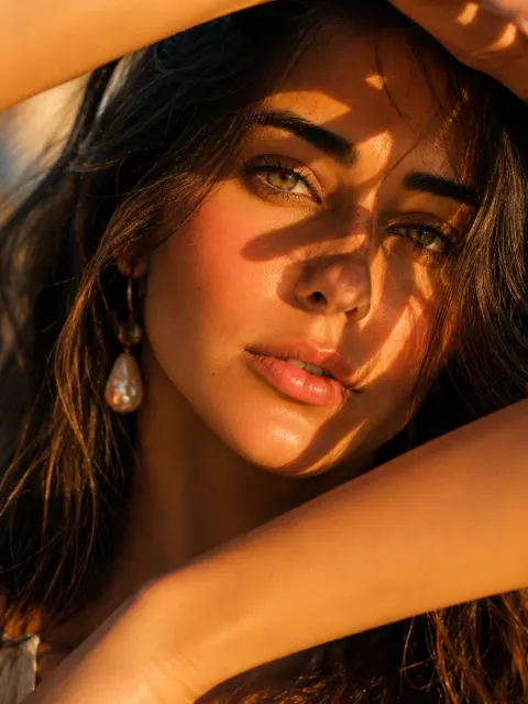 Golden Hour Cinematic Beauty Portrait
