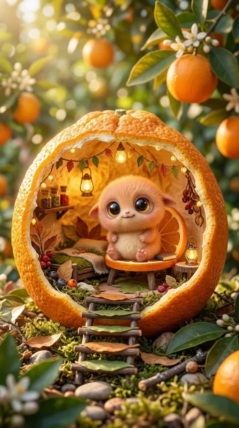 Tiny Creature's Magical Fruit House