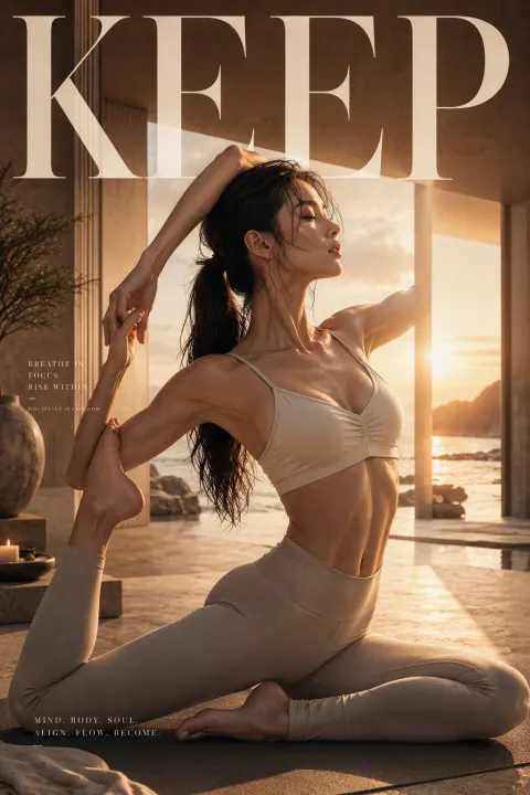 Luxury Cinematic Yoga Poster Guide