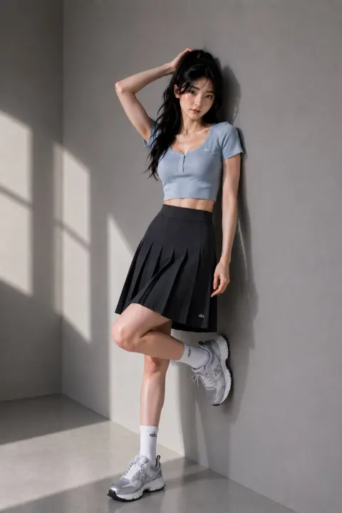Minimalist Studio Fashion Editorial