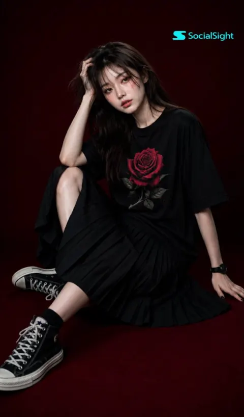 Avant-Garde Gothic Editorial Portrait