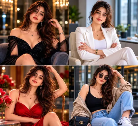Fashion Model Four-Style Cover