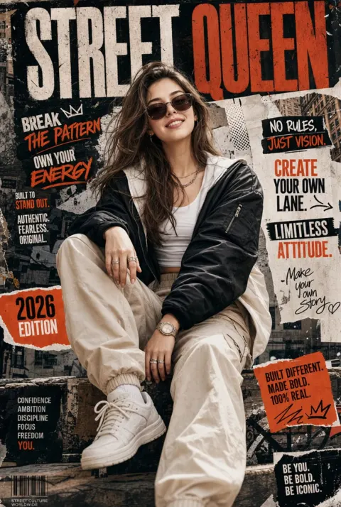 Street Queen Rebel Poster