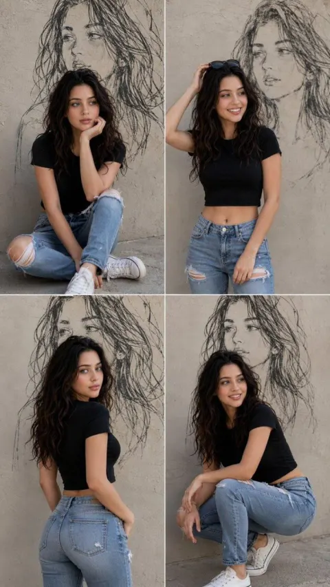 Lifestyle Fashion Editorial Grid