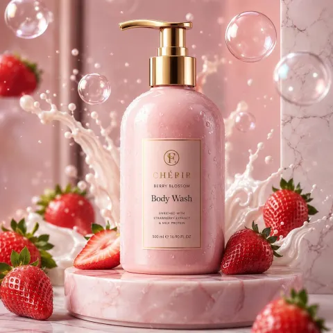 Strawberry Milk Shower Gel Ad