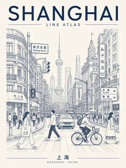 Tokyo Dawn Transit Lines