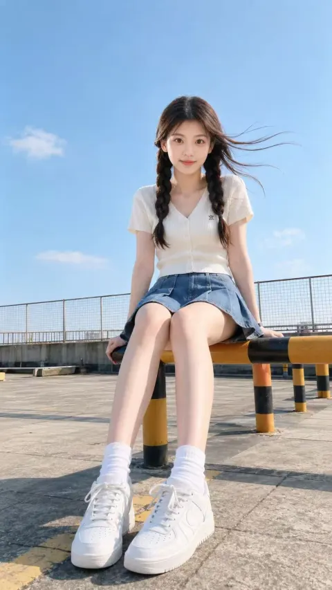 Rooftop Sunlight Portrait