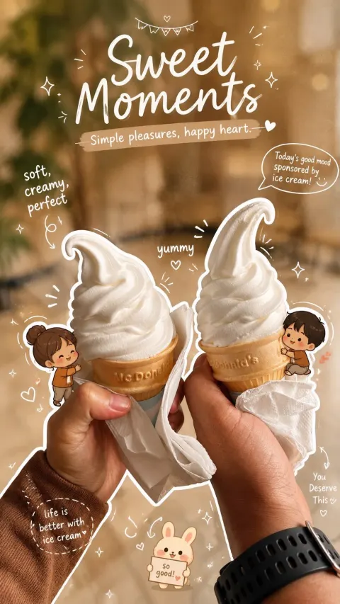 Sweet Ice Cream Moments