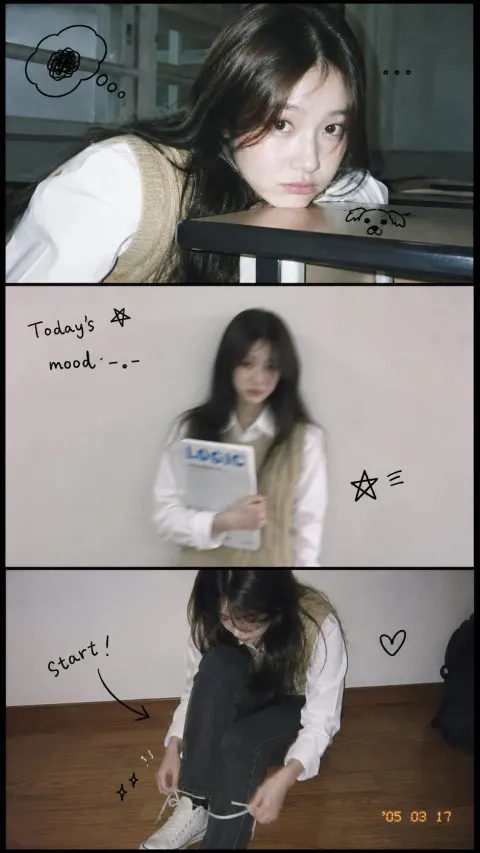 Retro Campus Photo Strip