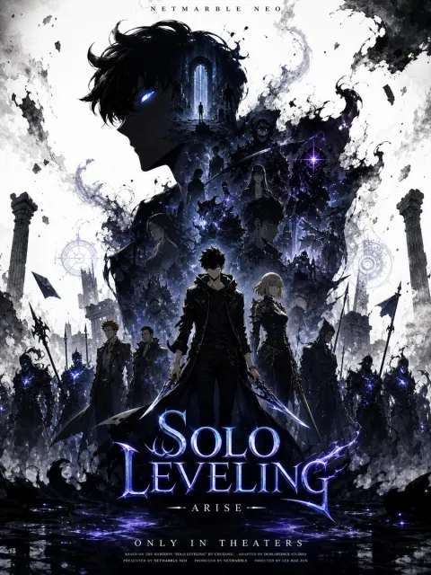 Solo Leveling Shadow Monarch Poster
