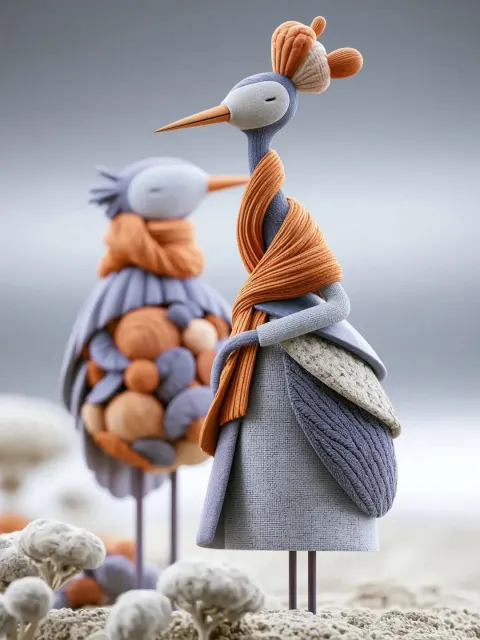 Fantasy Fabric Sculpture Art