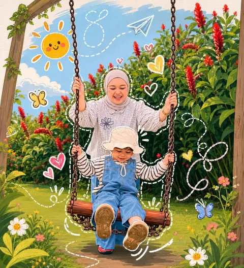 Magical Garden Swing Storybook