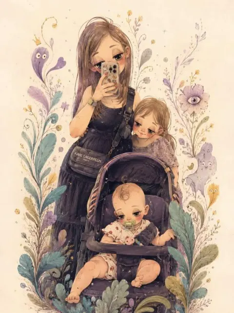 Dreamy Surreal Hand-Drawn Illustration