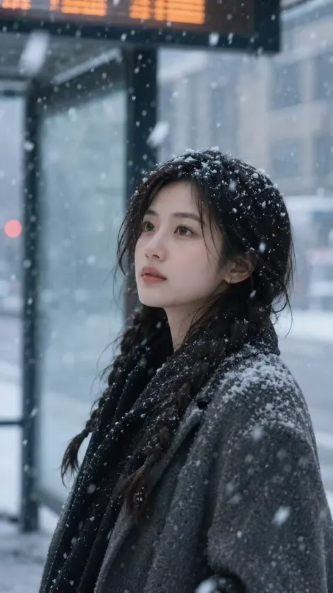 Winter Portrait Photo Generation