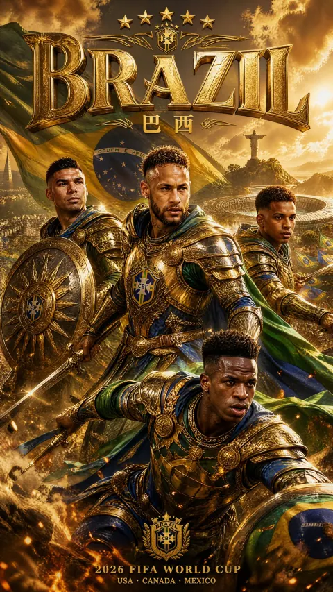 World Cup Medieval Poster Template