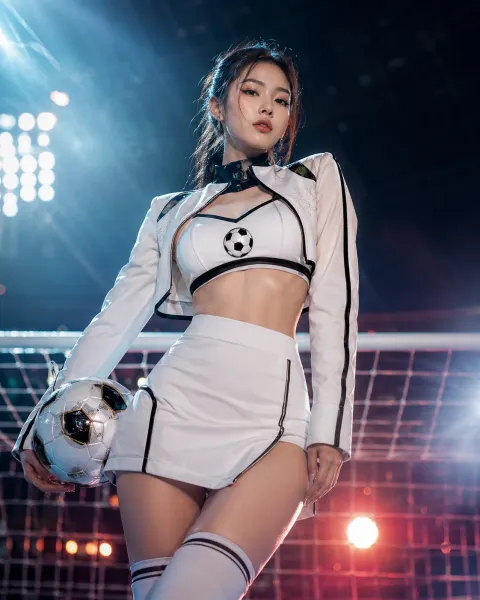 World Cup Fashion Football Babe Editorial