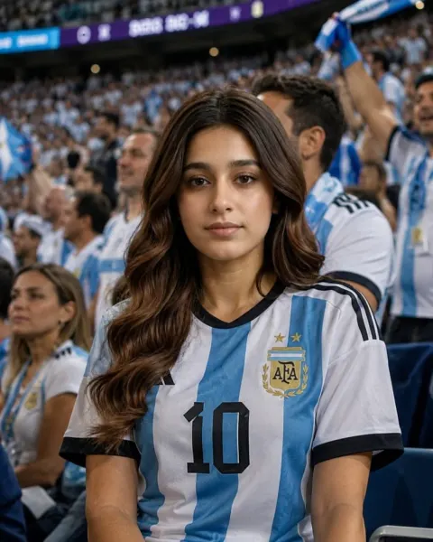 World Cup Stadium Fan Scene