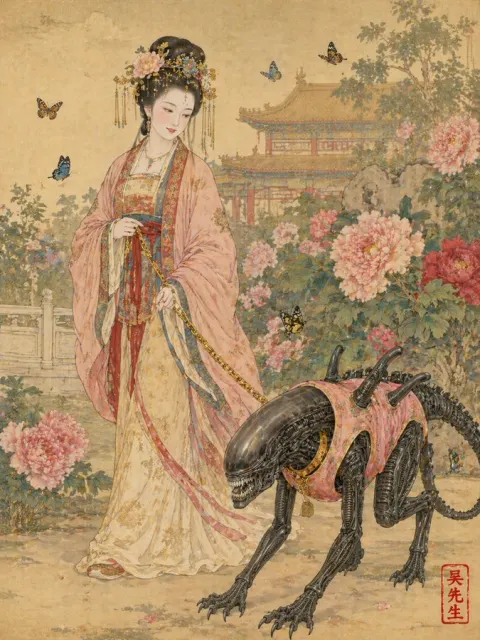 Tang Lady Walking Alien Pet