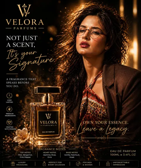 Dark Luxury Perfume Campaign