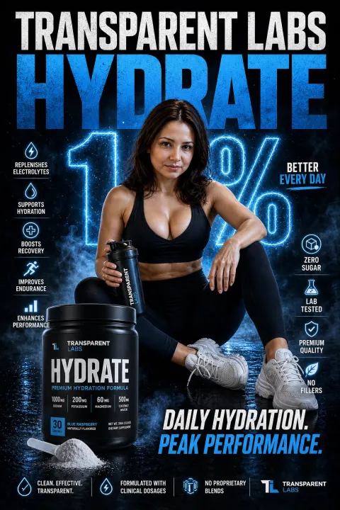 Transparent Labs Hydrate Campaign