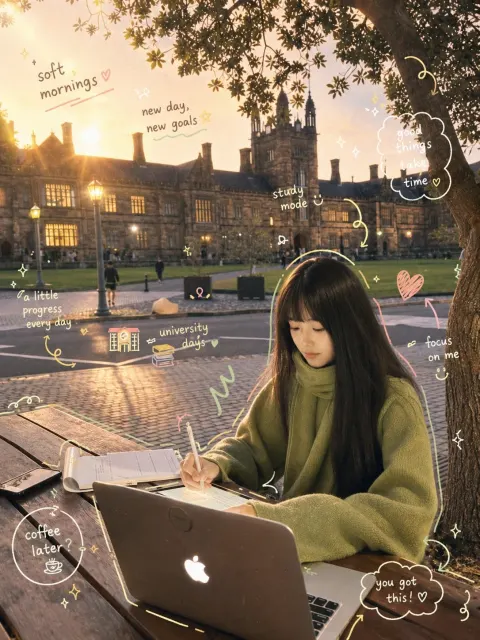 Dreamy Autumn Study Aesthetic