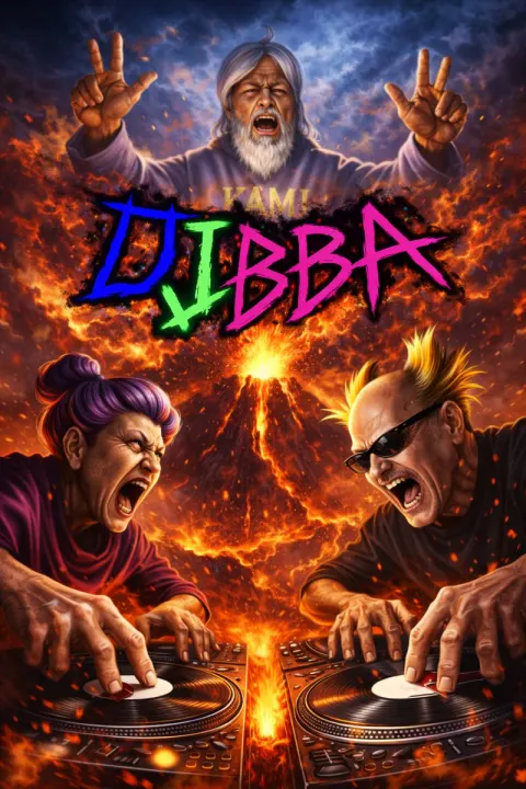Volcano DJ Party Poster