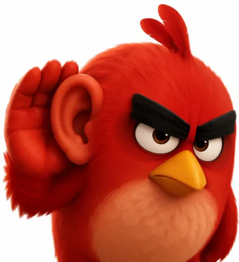 Surreal Bird with Human Ear